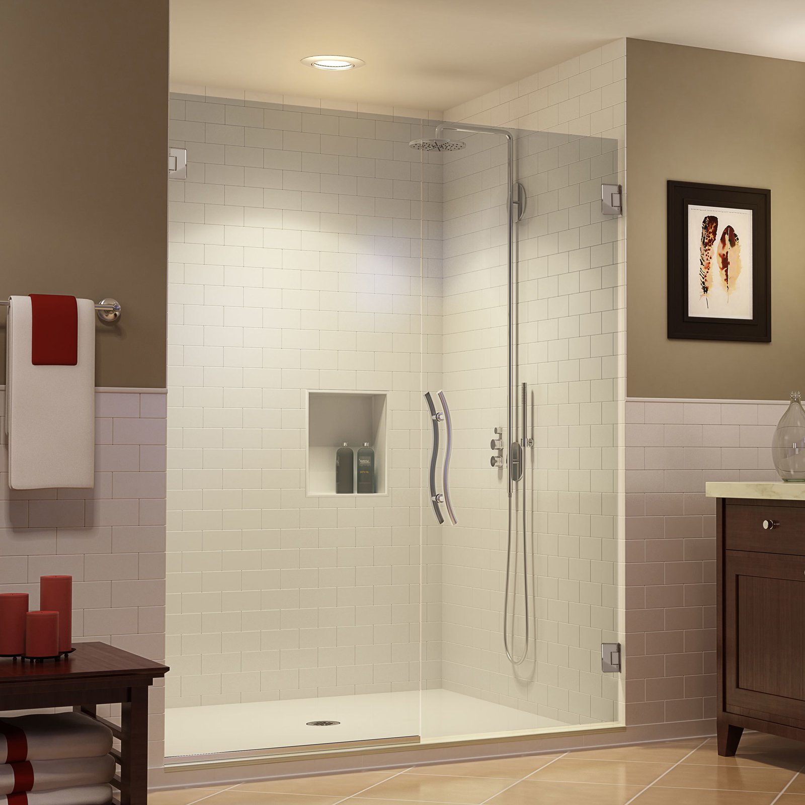 Shower Partition Glassology